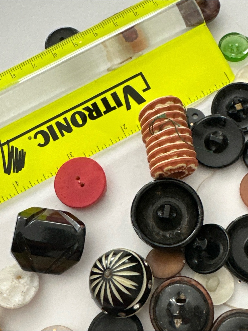 Lot Antique Bakelite Shell Coat Sewing Buttons Collection - Picture 14 of 16